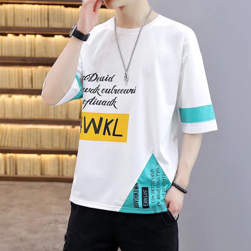 Short-sleeved T-shirt Men's Round Neck Top Clothes